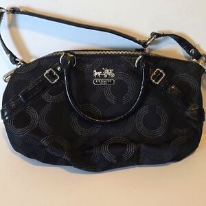 CoachVintage Black Purse H1093-15935